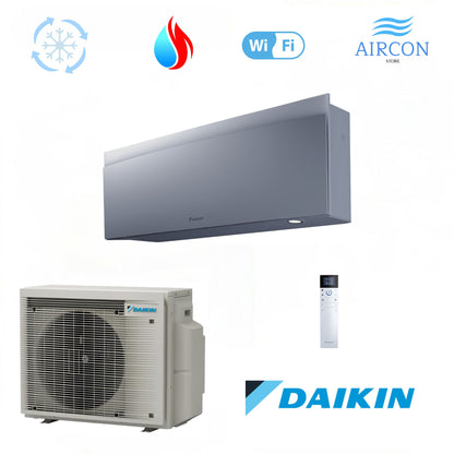 Daikin Emura FTXJ 25AW / RXJ 25A Wandgerät Klimaanlage R-32