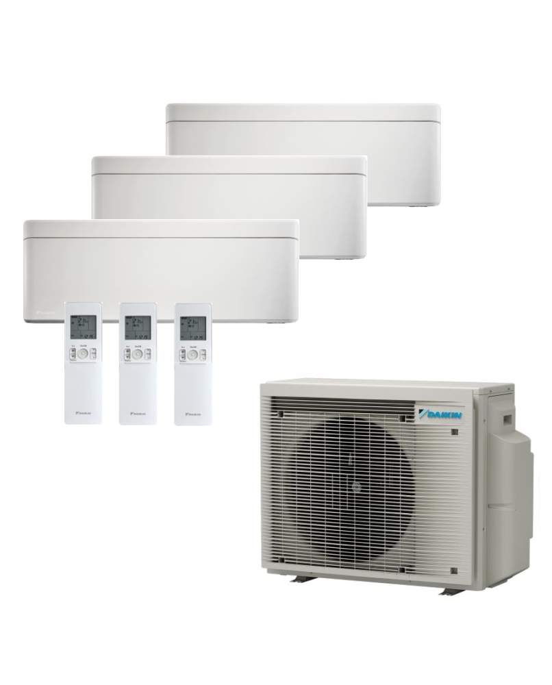 Daikin Stylish 2x FTXA 20 / 1x FTXA 25 und 3MXM40A Multi-Split Klimaanlage