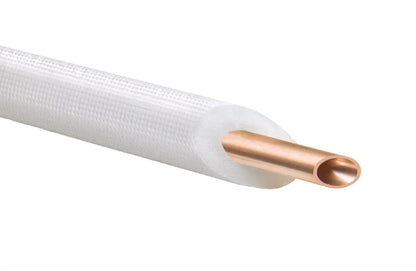 Kupferrohr vorisoliert Einzel 1/2" x 1,0mm EN 12735-1 / Meterware ungebördelt