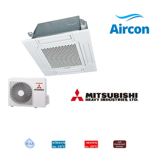 Mitsubishi Heavy Industries FDTC 25 VH/SRC 25 ZS-W Deckenkassette Klimaanlage