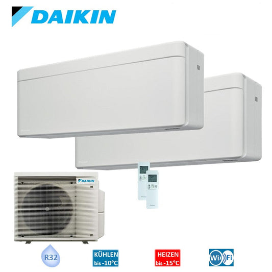 Daikin Stylish 1x FTXA 20 / 1x FTXA 35 und 2MXM40A Multi-Split Klimaanlage