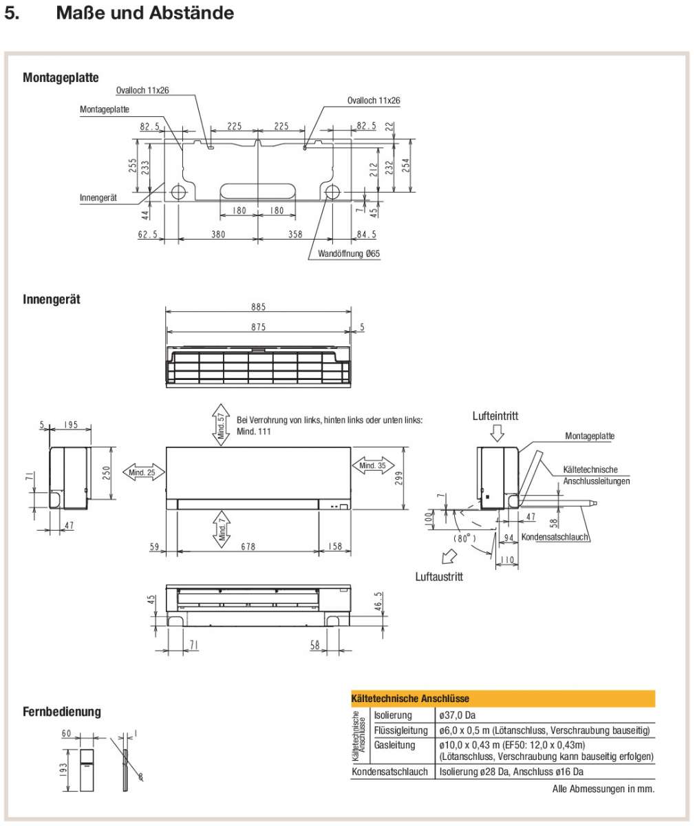Mitsubishi Electric MSZ-EF25VGK/MUZ-EF25VG Klimaanlage