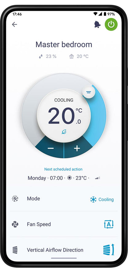 Daikin Perfera 1x FTXM 20R / 2x FTXM 35R und 3MXM52A Multi-Split Klimaanlage